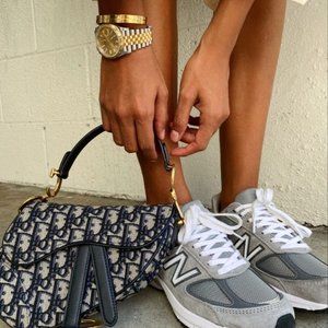 New Balance Made in USA 990gl5 Women's sneakers, Grey with Castlerock, Size 8